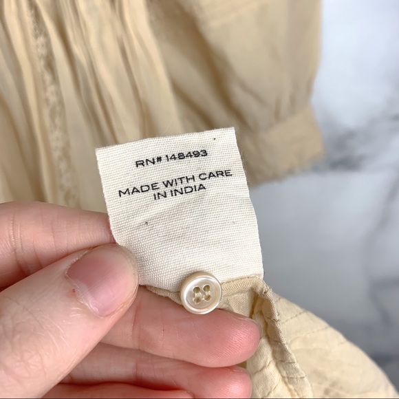 NWT Doen Vicia Cotton Midi Dress Sandstone Boho S - Picture 12 of 13